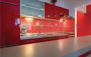 Kuchyň nebo kuchyňský kout v ubytování Apartment Augusta Senoe V