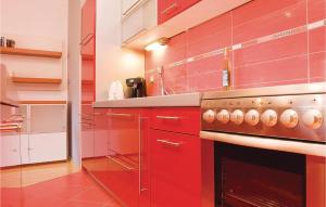 Kuchyň nebo kuchyňský kout v ubytování Apartment Augusta Senoe V