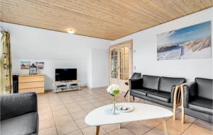 Μια τηλεόραση ή/και κέντρο ψυχαγωγίας στο Nice Home In Rømø With Sauna