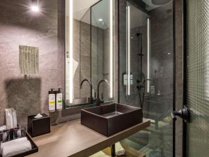 A bathroom at Pullman Tbilisi Axis Towers