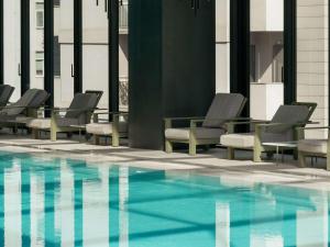The swimming pool at or close to Pullman Tbilisi Axis Towers