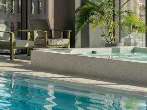 The swimming pool at or close to Pullman Tbilisi Axis Towers