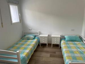 Postel nebo postele na pokoji v ubytování Ferienwohnung Benidorm + 31 fotografií