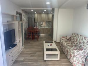 Kuchyň nebo kuchyňský kout v ubytování Ferienwohnung Benidorm