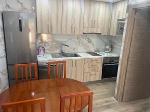 Kuchyň nebo kuchyňský kout v ubytování Ferienwohnung Benidorm