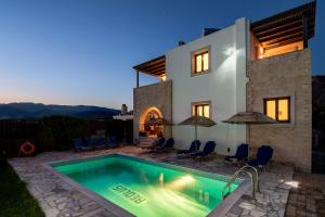 Bazén v ubytování Crete Essence Villas - Lagkada nebo v jeho okolí