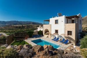 Bazén v ubytovaní Crete Essence Villas - Lagkada alebo v jeho blízkosti