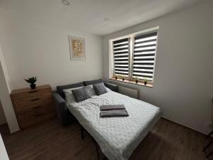 Postel nebo postele na pokoji v ubytování ApartamentsByMatyrafa-XI