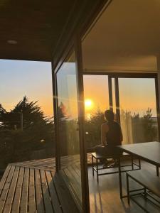 Bình minh/hoàng hôn nhìn từ nhà nghỉ dưỡng  hoặc gần đó