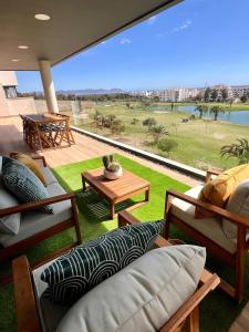 Χώρος καθιστικού στο Ático Toyo golf