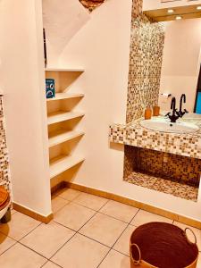 Koupelna v ubytování Appartement centre ville bastia + 45 fotografií