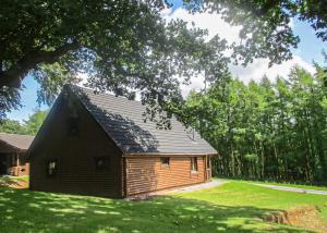 Κήπος έξω από το Pantglas Hall Lodges