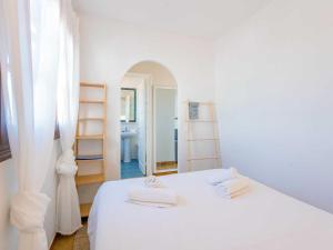 Postel nebo postele na pokoji v ubytování Siesta Mar apartments Sea Loft 41 + 22 fotografií