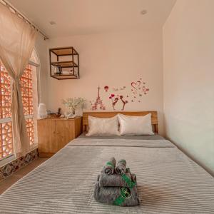 Postel nebo postele na pokoji v ubytování MEKONG HUB Hotel + 37 fotografií