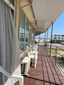 Balkón nebo terasa v ubytování Complex Gec Histria Mamaia