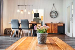 Posezení v ubytování Ferienwohnung Wilde7
