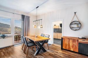 Kuchyň nebo kuchyňský kout v ubytování Ferienwohnung Wilde7