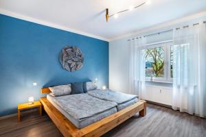 Postel nebo postele na pokoji v ubytování Ferienwohnung Wilde7