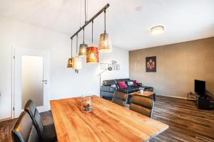 Posezení v ubytování Ferienwohnung Wilde7