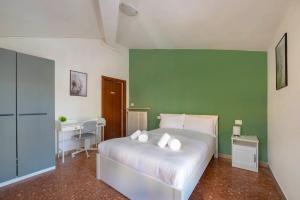 Postel nebo postele na pokoji v ubytování Italianflat - University rooms