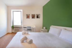 Postel nebo postele na pokoji v ubytování Italianflat - University rooms