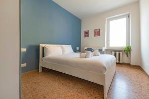 Postel nebo postele na pokoji v ubytování Italianflat - University rooms