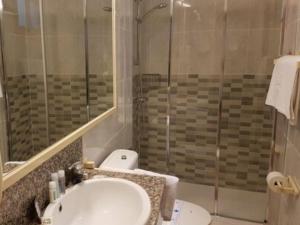Koupelna v ubytování Hotel Celimar