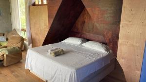 Rúm í herbergi á Basecampboquete