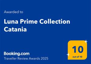 a sign that reads luna prime collection calanta with a yellow box at Luna Prime Collection Catania in Catania +69 photos