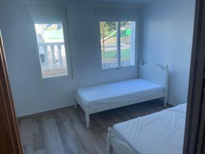 Postel nebo postele na pokoji v ubytování Ferienwohnung Benidorm