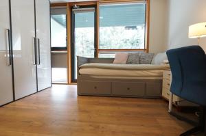 Posezení v ubytování 1-bedroom business hub easy life
