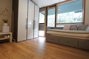 Posezení v ubytování 1-bedroom business hub easy life