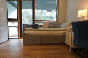 Posezení v ubytování 1-bedroom business hub easy life