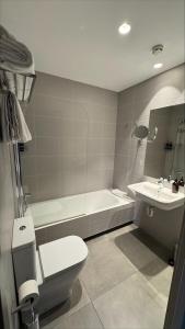 Koupelna v ubytování Colectia Hotel Urumea