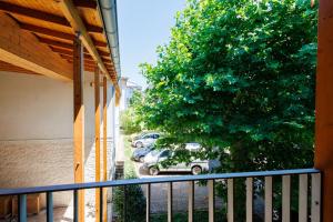 Balkón alebo terasa v ubytovaní Jacht Apartmanok