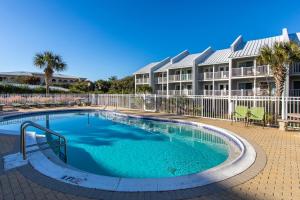 a large swimming pool in front of a building at Sea Bluff #5 in Santa Rosa Beach