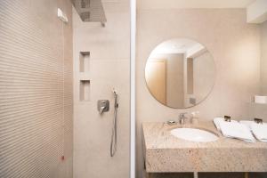 Koupelna v ubytování Hotel Pima Budva