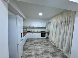 Kuchyň nebo kuchyňský kout v ubytování Apartament + 10 fotografií