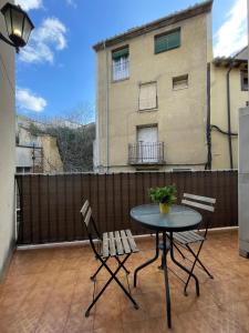 Balkón nebo terasa v ubytování Barbastro urban home