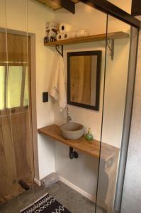 Un baño de Sítio Porteira Sete, Cabana no Vale