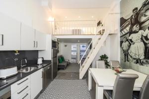 Kuchyň nebo kuchyňský kout v ubytování Dina Beach House