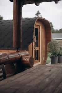 JægersprisFjordhygge - Authentic wood log cabin summerhouse near water, fjord and forest的相册照片