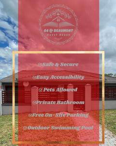 a sign in front of a red building at 04 at Beaumont in King Williamʼs Town