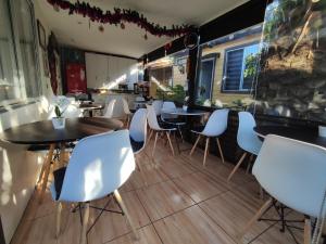 Posezení v ubytování EL AROMO alojamiento desayuno estacionamiento factura