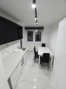 Kuchyň nebo kuchyňský kout v ubytování Apartman Tiha Noc