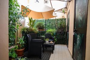Posezení v ubytování B&B Al Centro