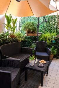 Zahrada ubytování B&B Al Centro