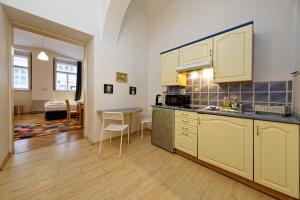 Kuchyň nebo kuchyňský kout v ubytování Apartments Truhlarska 31