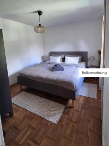 Voodi või voodid majutusasutuse Ferienwohnung Tostner Burgblick toas