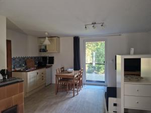 Kuchyň nebo kuchyňský kout v ubytování Bungalow 1Eickhof